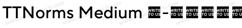 TTNorms Medium 中字体转换